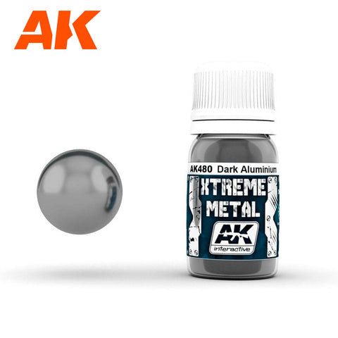 A Xtreme Metal Dark Aluminium 30ml priced at $10.99 available from Echelon Hobbies