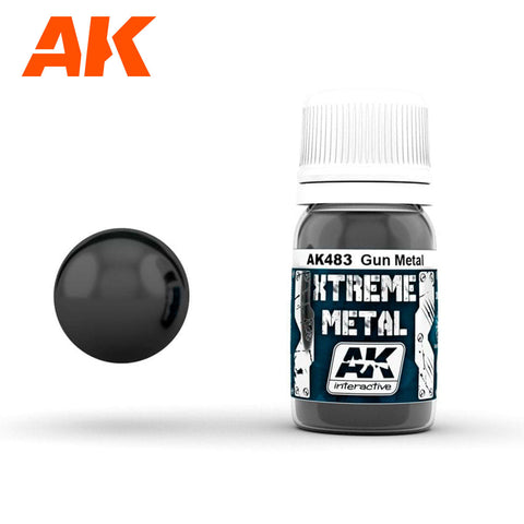 A Xtreme Metal Gun Metal 30ml priced at $10.99 available from Echelon Hobbies