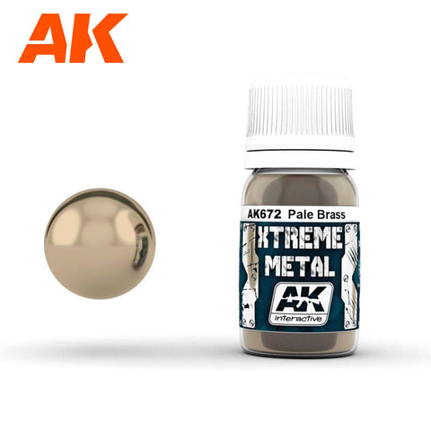 A Xtreme Metal Pale Brass 30ml priced at $10.99 available from Echelon Hobbies