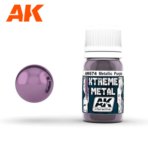 A Xtreme Metal Metallic Purple 30ml priced at $10.99 available from Echelon Hobbies