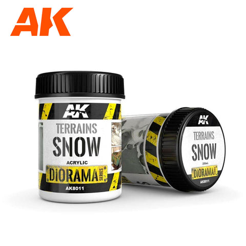 A Terrains Snow 250ml priced at $19.99 available from Echelon Hobbies