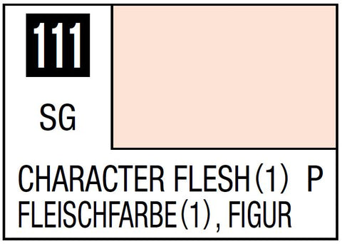 A Mr. Color 111 - Character Flesh (1) - 10ml priced at $3.99 available from Echelon Hobbies