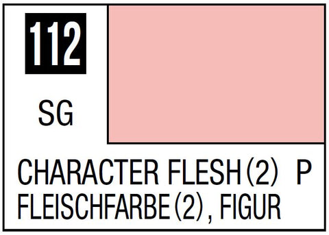 A Mr. Color 112 - Character Flesh (2) - 10ml priced at $3.99 available from Echelon Hobbies