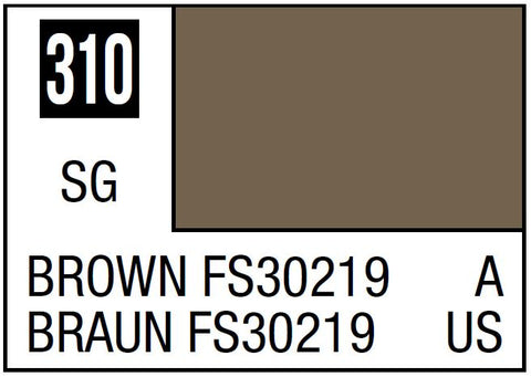 A Mr. Color 310 - Brown FS30219 - 10ml priced at $3.99 available from Echelon Hobbies