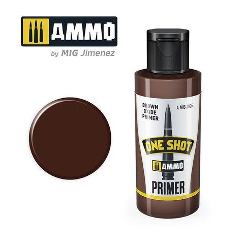 A Mig One Shot Primer Oxide priced at $12.50 available from Echelon Hobbies