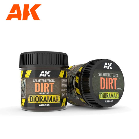 A Splatter Effects Dirt 100ml priced at $14.99 available from Echelon Hobbies