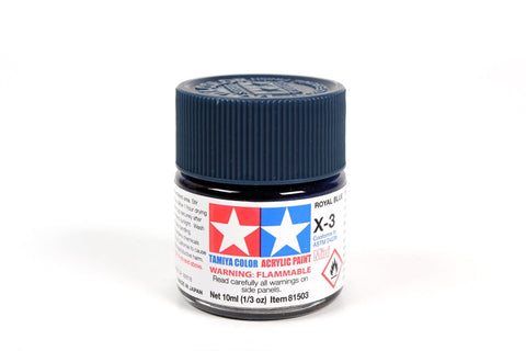 A X-3 ROYAL BLUE priced at $3.99 available from Echelon Hobbies