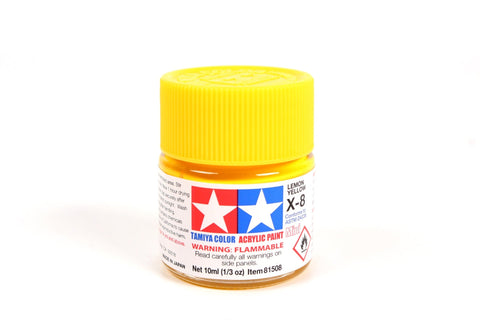 A X-8 LEMON YELLOW priced at $3.99 available from Echelon Hobbies